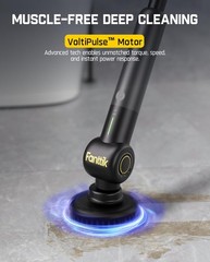 Fanttik Flip G9 Pro Electric Scrubber, VoltiPulse Motor, Dual-Speed Black