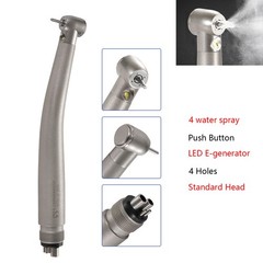 Dental LED Fibre Optic Contra Angle 1:1 Handpiece Fit NSK Ti-Max X25L Style