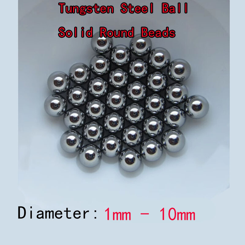 1mm-10mm Diameter Tungsten Steel Ball Solid Round Beads Tungsten Carbide Balls