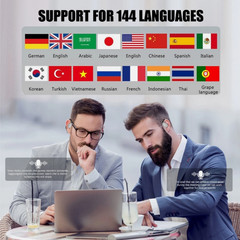 3-in-1 AI Smart Voice Translation Earbuds Real Time Translator 144+ Languages