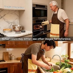 Head Chef Prank Apron with Pocket, Funny Hidden Surprise, Novelty Cooking Gag Gi