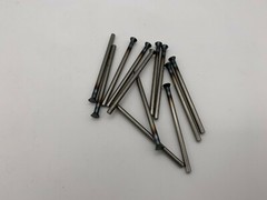 Royal .109 X 2″ Long Bevel Headed Punches, Tool Steel Lot Of 12 Pieces