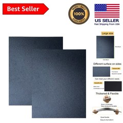 Quality 1/8″ Thick Black ABS Sheets – Smooth & Textured Finish, 2 Pack