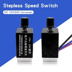 DC 12V 24V Motor Speed Control Switch Car Truck Fan Heater Control Defroster 2pc