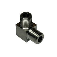 1/4” Male To 1/4” Male NPT Elbow 2 Way Threaded Connector Pipe Fitting Stainless