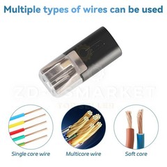 100PCS 2 Pin Wire Connector Double Wire Plug AWG 18-22 LED Automotive Car DIY
