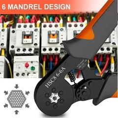 Ferrule Crimping Tool Kit AWG 23-7 Self-Adjustable Ferrel Crimper Kit wit1200PCS
