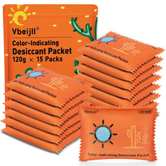 20G (30 Pack) Color Changing Silica Gel Packets, Food Safe & Non-Toxic Desiccant