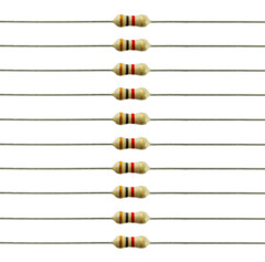 10 Pack – 3K 3000 Ohm Ω Resistor 5% Tolerance 1/4W 1/4 Watt Carbon Film PK