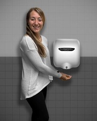Excel Dryer XLERATOR XL-BW- ECO 1.1N, White 10 second fast drying hand dryer