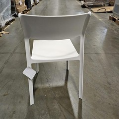 Nardi Trill Bistrot Bianco Resin Stackable Outdoor Dining Chair – 6ct