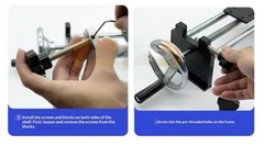 Horizontal Hand-Crank Tensile Tester Base Test Stand Laboratory Testing Machine