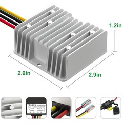 20A 240W DC 18V 20V 24V 36V 48V to 12V Step Down Voltage Converter with Fuse