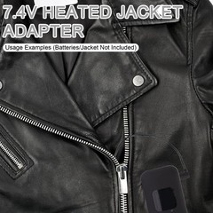 2pcs Type-C to DC Adapter for ORORO Jackets and Vests, 7.4V Heated Vest Adapter