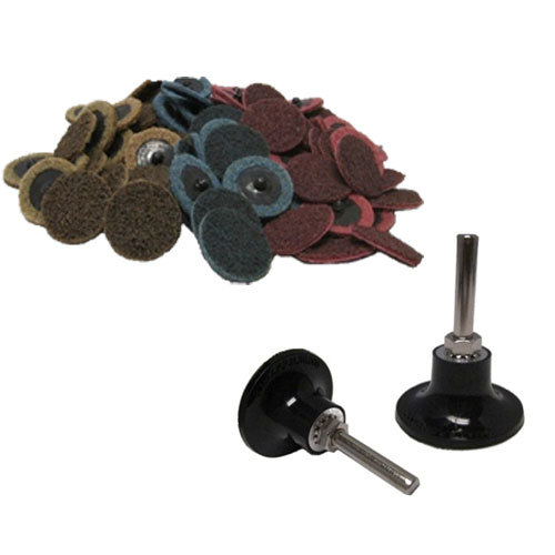 75 – 2″ Roloc Surface Conditioning Disc Coarse/Medium/Fine Bundle and Mandrel