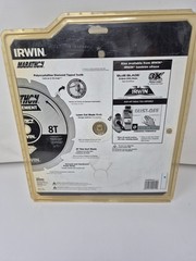 Irwin Tools 4935625 Fiber Cement-PCD 12”/8T Specialty Circular Saw Blade(O1)