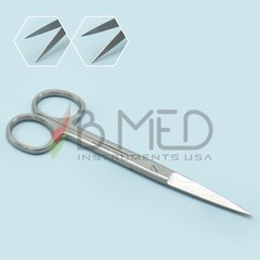 OR Grade Operating Dissecting Scissors 5.5″ Straight Sharp/Sharp Blade Surgical