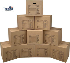 Premium Medium Moving Boxes 18X18X16″ Cardboard Box (Pack of 10)