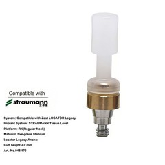 Dental fit Zest Locator Abutment Removable for STRAUMANN Tissue Level RN Implant