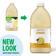 Amazon 64 Fl Oz (Pack of 1), Whitish-yellow Color Typical Lemonade