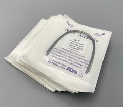 Dental Orthodontic Arch Wire Super Elastic Niti Round Rectangular Natural Form