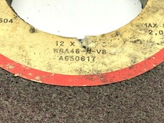 Radiac WRA46-H-V8 Grinding Wheel 3″ Bore 2070 RPM