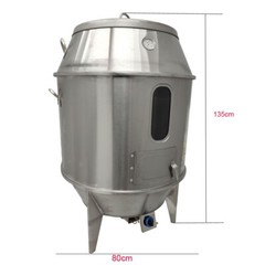 Energy Saving LPG Gas Roast Duck Oven Double Layer w Heat Preservation Asbestos