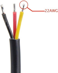 5Pairs 3 Core 3pin Black Pigtail Plastics Waterproof IP65 LED Connector Male Fem