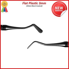 Dental Flat Plastic Filling 3mm Restorative Amalgam Double Ended Mate Black
