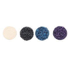 104 Pcs 2″ Roll Lock Sanding Discs Die Grinder Quick Change Discs w/ 1/4″ Holder