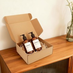 12x10x4 inch Shipping Boxes Set of 15 Brown, Inner Size 11.6×9.6×1.6 inch Car…