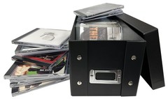 1 CheckOutStore Black CD Jewel Cases Storage Box (Holds 29 Cases) **1-3 DAYS