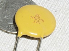 5 NEW JVR 14N221K 140 AC RMS VAC MOV 180 DC TVS ZINC OXIDE SURGE VARISTOR USA