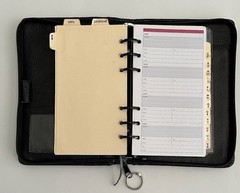 Vintage Leather 1990s Personal Day Timer