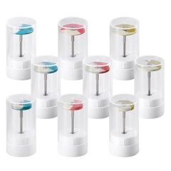 Dental Rubber Diamond Polisher Wheels Disc Burs HP 2.35mm Coarse Medium Fine