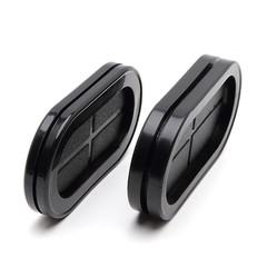 Oval Blanking Rubber Grommet Firewall Blind Hole Plug Electrical Wiring Gasket