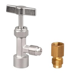 Car R134a Self Sealing Can Tap, R134A Refrigerant Can Tap Valves with Tank Ad…
