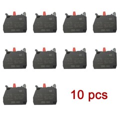 10Pack ZBE 102 Single Contact Block Silver Alloy Screw Clamp Terminal 1NC ZBE102