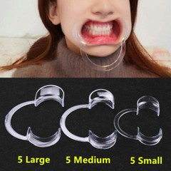15pc (5L+5M+5S) Dental Mouth Opener Cheek Retractor Medical Lip Adult Kid Game