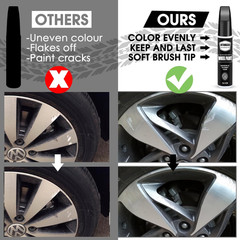 Silver Rim Touch up Paint – Wheel Repair Kit Curb Rash, Quick and Easy Wheel Scr