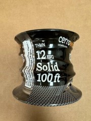 Cerrowire 100 ft. 12 Gauge White Solid Copper THHN Wire