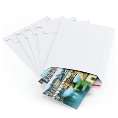 6×8 7×9 9×11.5 9.75×12.25 Rigid Photo Mailers Envelopes Flat Document Self Seal