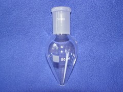 Pear shape flask 24/40 50mL Heavy wall high quality