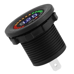 Waterproof 12V LED Car Van Boat Marine Voltmeter Voltage Meter Battery Gauge US