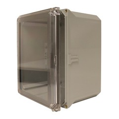 CARLON NC1086 CIRCUIT SAFE NEMA ENCLOSURE HINGED CLEAR COVER, 10X8X6″