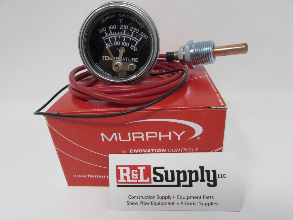 12FT MURPHY 20T-250-12-1/2 10702046 250 DEGREE TEMPERATURE GAUGE