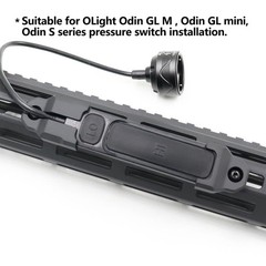 Mlok Remote Pressure Switch Mount for O Light Odin GL & Series-Black