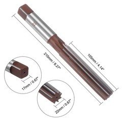 22mm Hand Reamer – Alloy Tool Steel H8 8 Straight Flutes Milling Cutter Tool