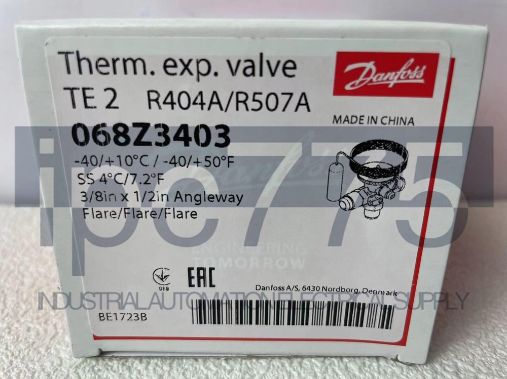 1PCS New For DANFOSS 068Z3403 Thermal Expansion Valve TES 2 R404A/R507
