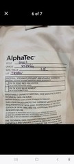 HAZMAT Alpha-tec CHEMICAL SPLASH DUSTER..**slightly used**
